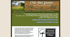 Desktop Screenshot of oldfortparker.org