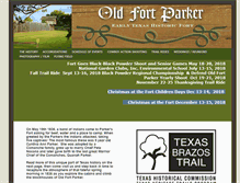 Tablet Screenshot of oldfortparker.org